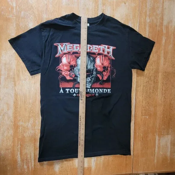 Small Vintage Megadeath Rattlehead A Tout Le Monde Concert Graphic T Shirt - Picture 5 of 9